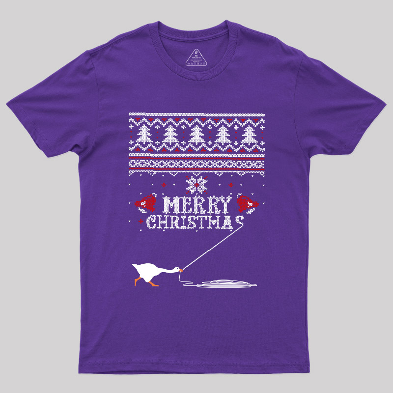 Merry Honked Christmas Funny Honk Goose T-Shirt