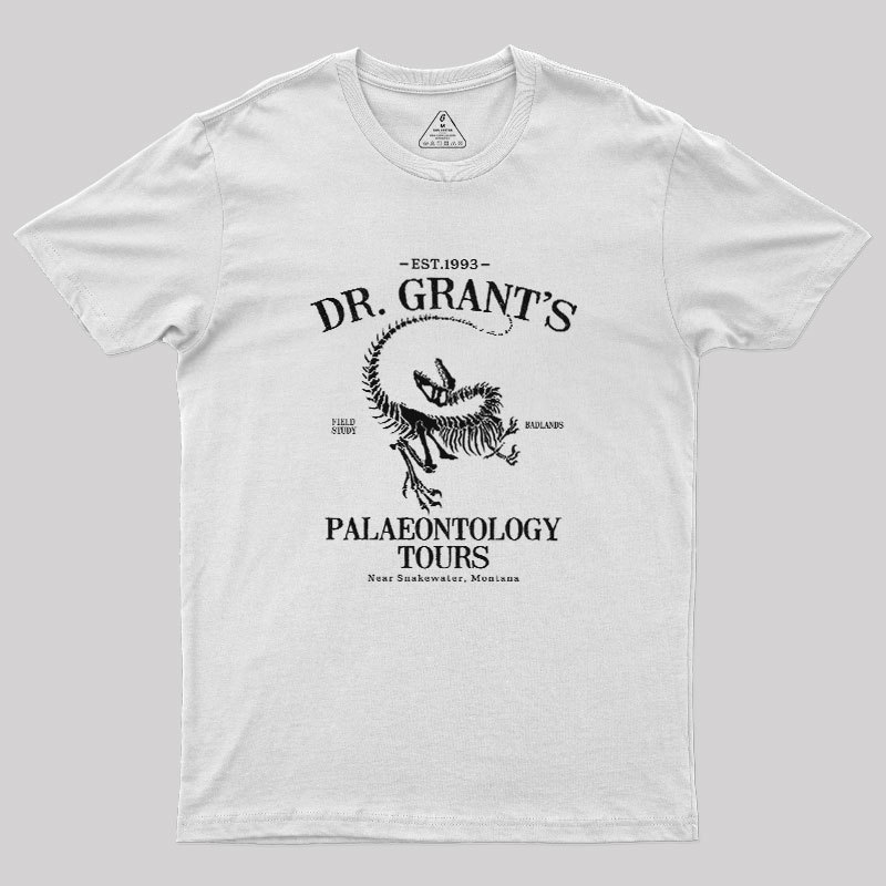 Dr. Grant��s Fossil Tours Geek T-Shirt