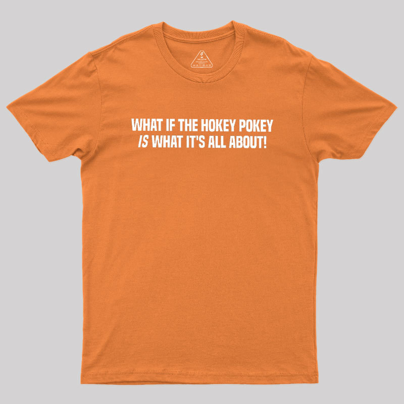 What If The Hokey Pokey Is What Its All About Geek T-Shirt