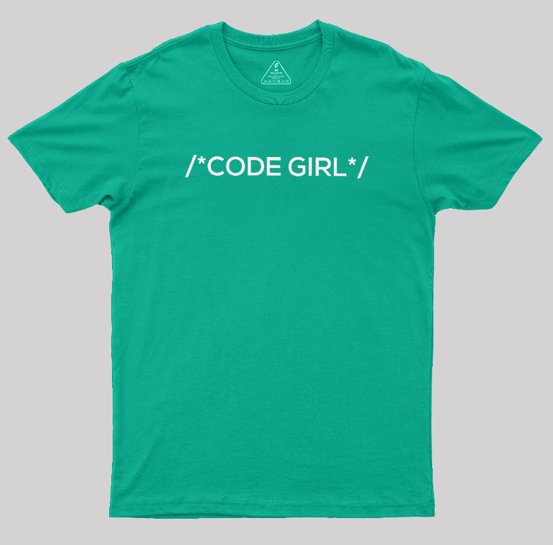 Coder Girl Programmer Geek T-Shirt
