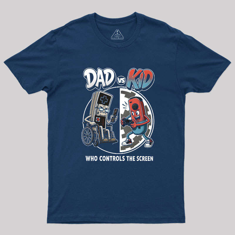 Who Controls The Screen Geek T-Shirt