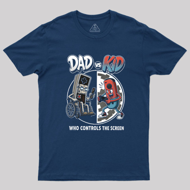 Who Controls The Screen Geek T-Shirt