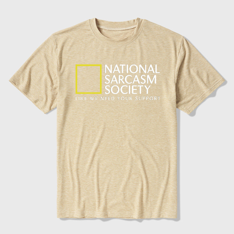 National Sarcasm Society Ultra Soft Heather Tees