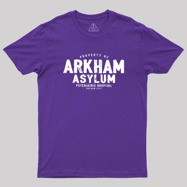 Arkham Asylum Geek T-Shirt