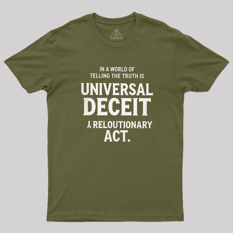 Truth Amid Deceit Geek T-Shirt