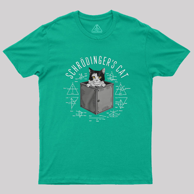 Schrodinger Cat Formulas Geek T-Shirt