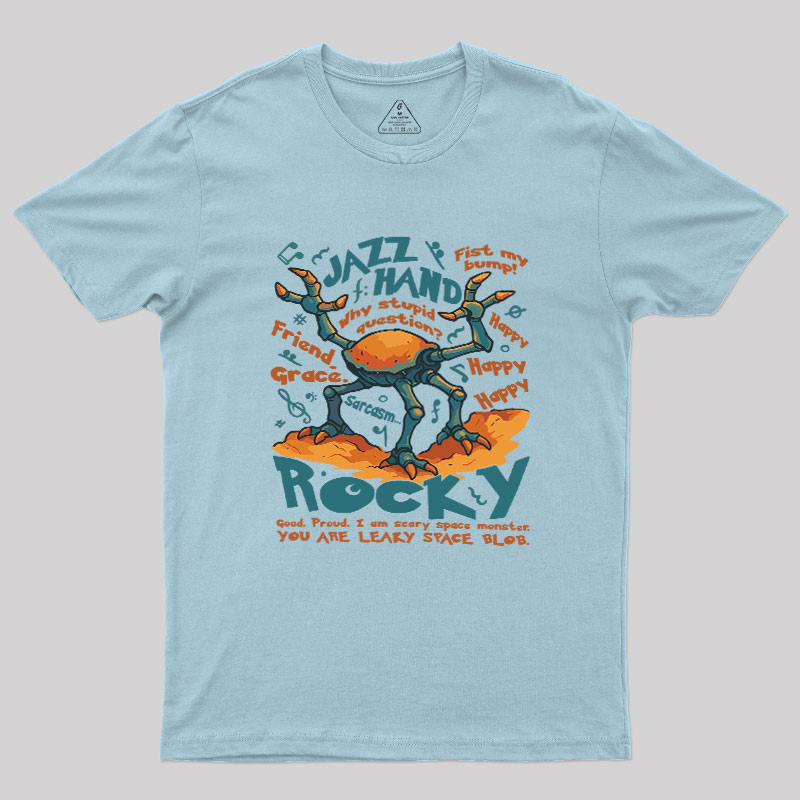 Rocky Jazz Hand Geek T-Shirt