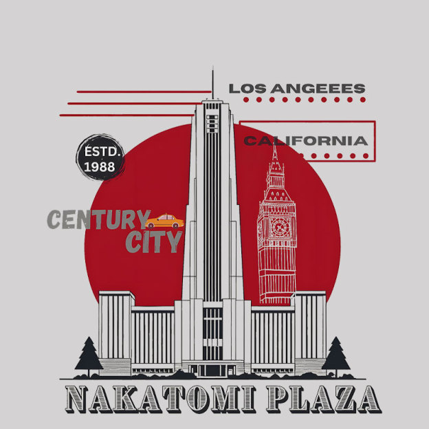 Nakatomi Plaza Geek T-Shirt