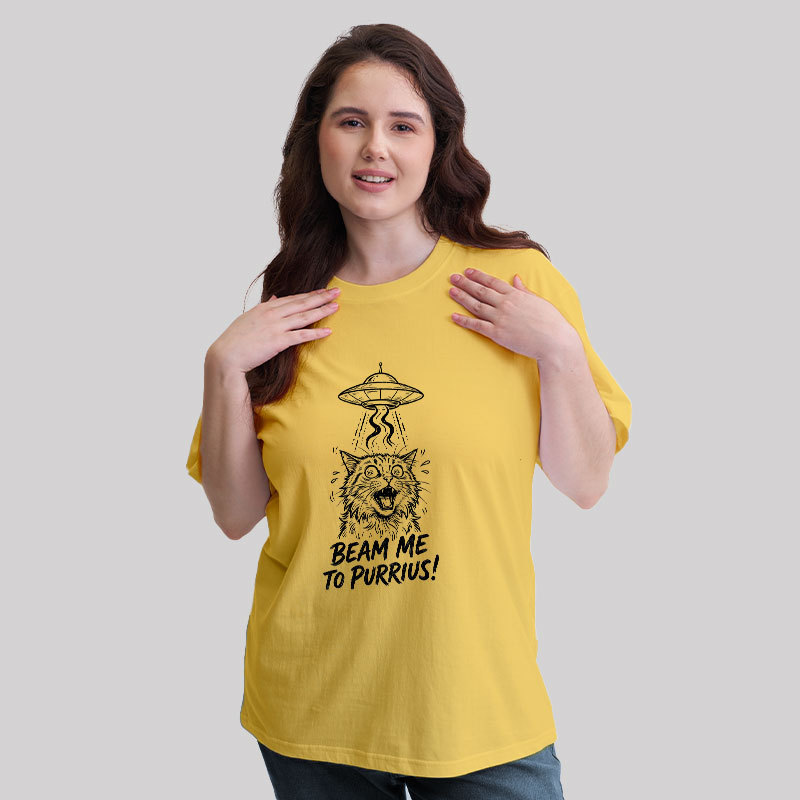 Beam Me To Purrius Geek T-Shirt