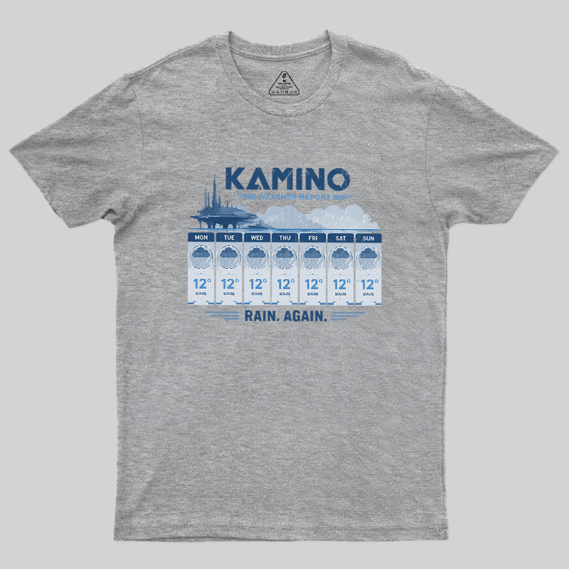 Kamino Rain Report Geek T-Shirt