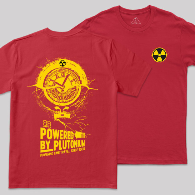 Plutonium Power Front and Back Printing Geek T-Shirt