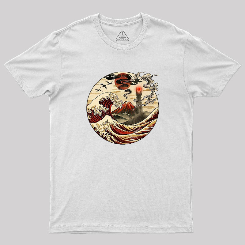 The Great Wave Of Ring Geek T-Shirt