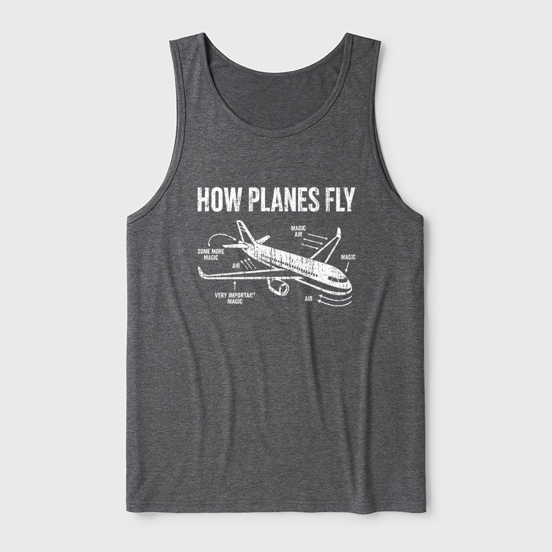 How Planes Fly Ultra Soft Heather Tank