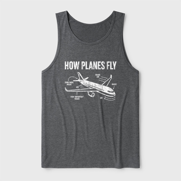 How Planes Fly Ultra Soft Heather Tank