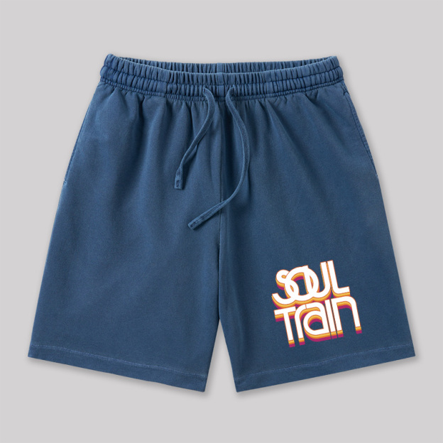Vintage Soul Train Geeky Washed Shorts