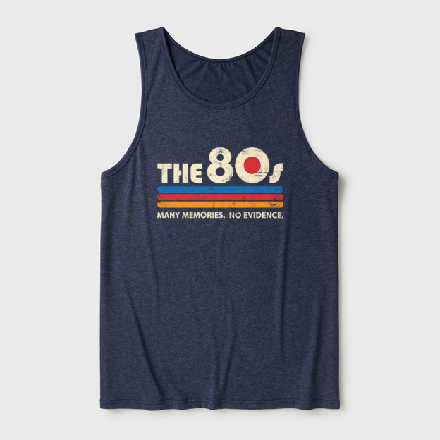 The 80s Many Memories No Evidence Ultra Soft Heather Tank