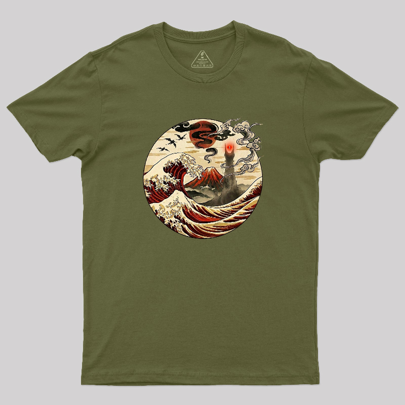 The Great Wave Of Ring Geek T-Shirt