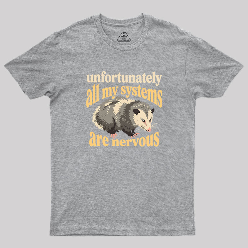System Error Anxiety Geek T-Shirt