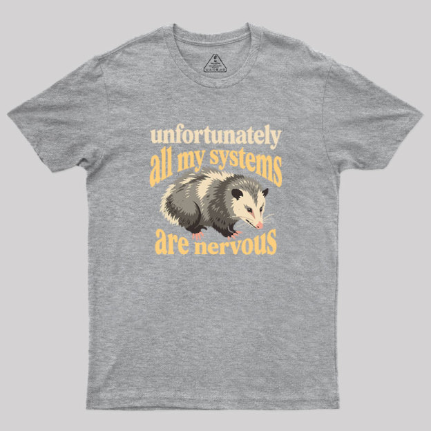 System Error Anxiety Geek T-Shirt