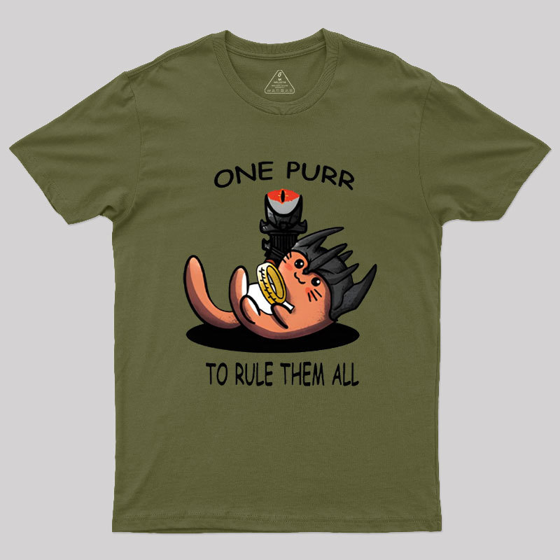 One Purr to Rule Them All Geek T-Shirt