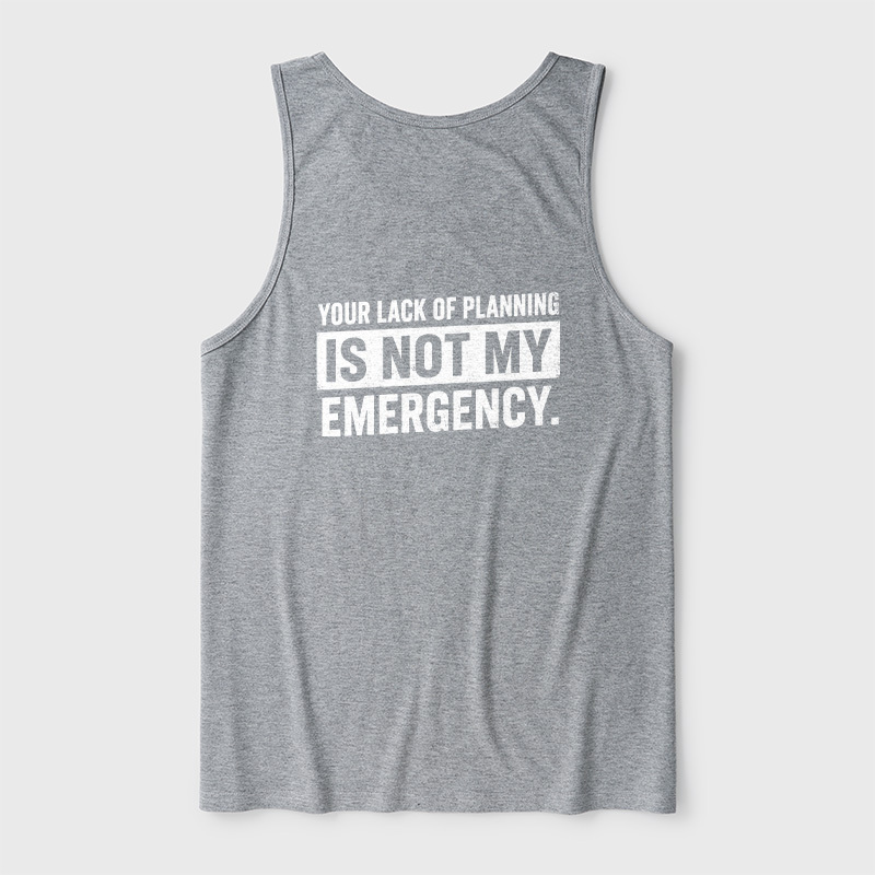 Not My Emergency Ultra Soft Heather Tank
