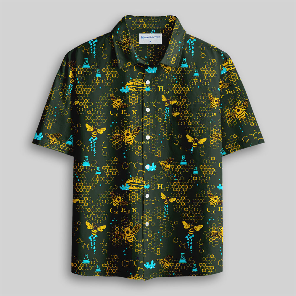 BioAlchemy Green Button Up Pocket Shirt
