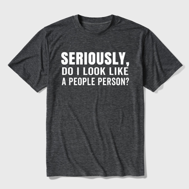 Not a People Person Ultra Soft Heather Tee
