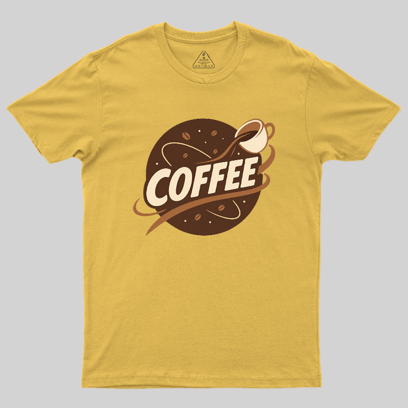 Coffee Lover Pouring Coffee Cup Geek T-Shirt