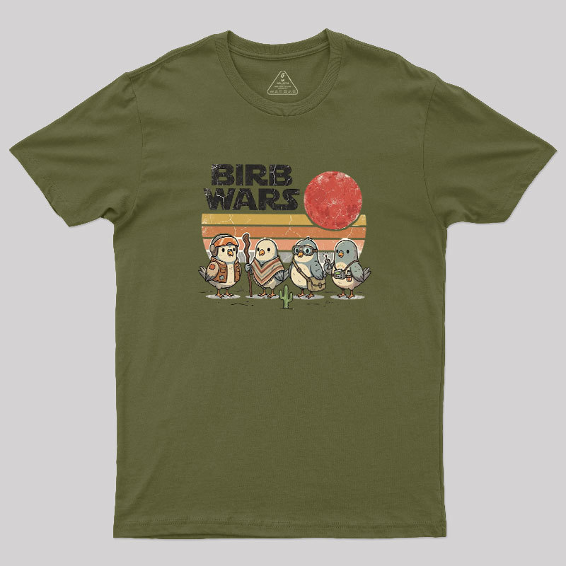 Bird War Geek T-Shirt