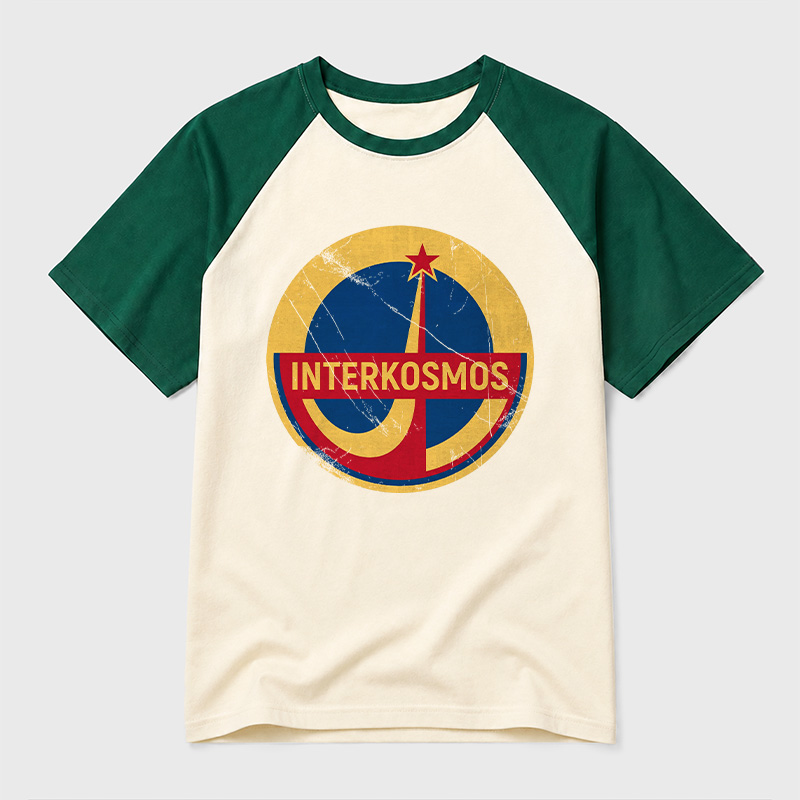 INTERKOSMOS Geek Retro Raglan T-Shirt