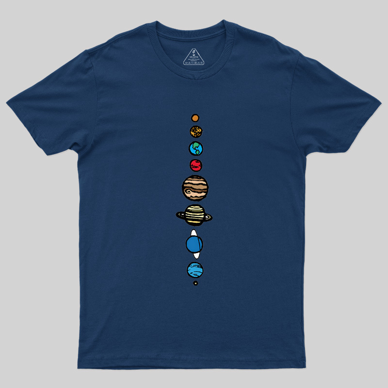 Space Nerd Planets Geek T-Shirt