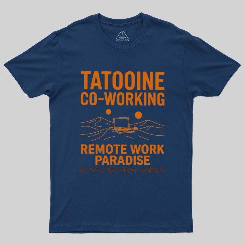 No WiFi Great Sunsets Remote Work Geek T-Shirt