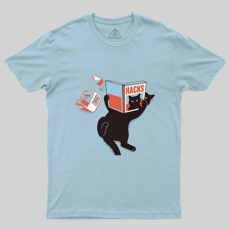 Cat Hacks Geek T-Shirt