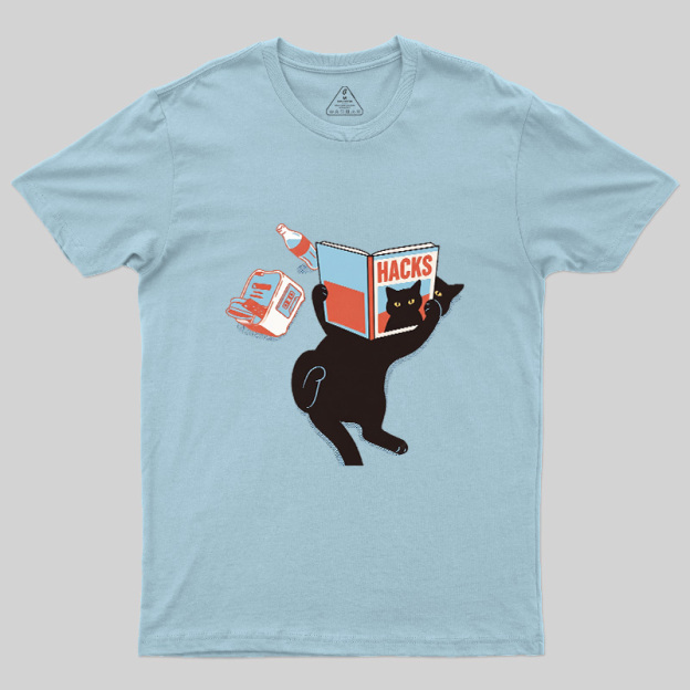 Cat Hacks Geek T-Shirt