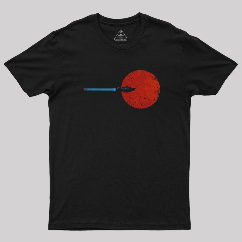 Lone Ship To Mars Geek T-Shirt