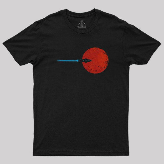 Lone Ship To Mars Geek T-Shirt