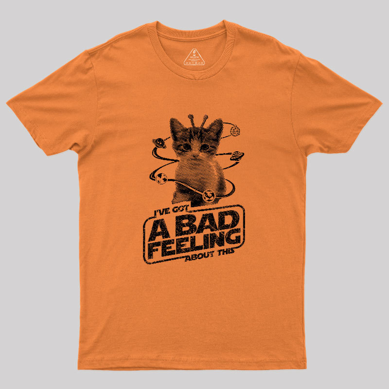 Space Fight Cat Geek T-Shirt