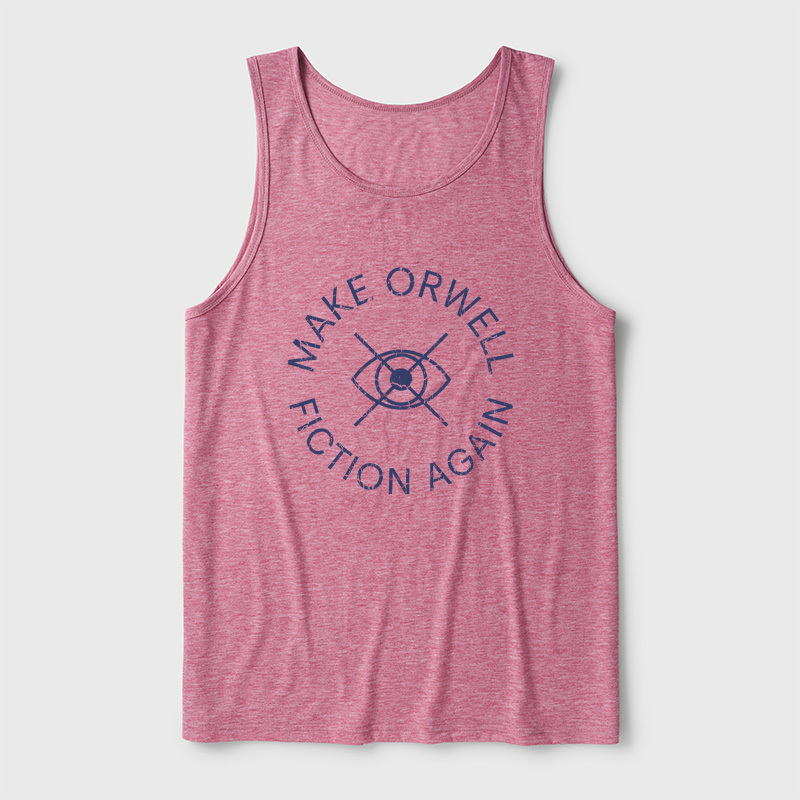 Make Orwell Fiction Again Ultra Soft Heather Tank