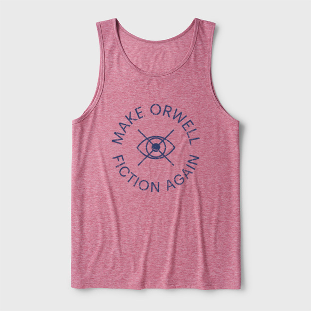 Make Orwell Fiction Again Ultra Soft Heather Tank