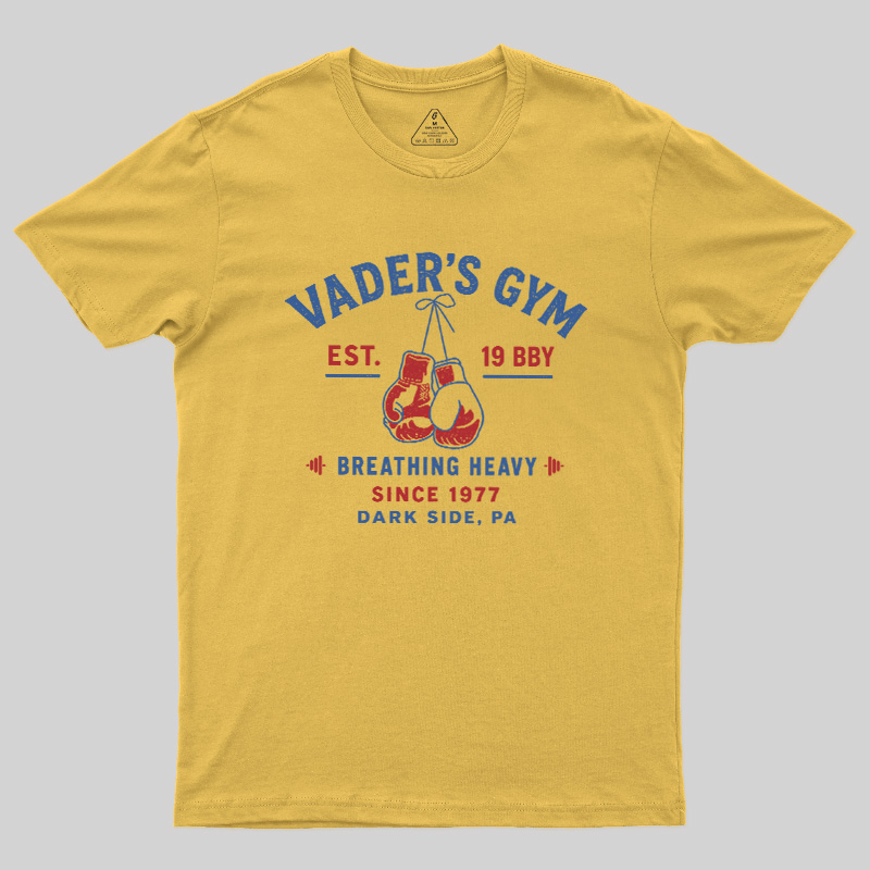 Breathing Heavy Retro Dark Side Gym Geek T-Shirt TTT