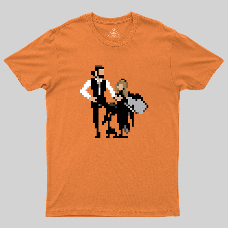 Pixel Rumors Fleet Rock Duo Graphic Geek T-Shirt