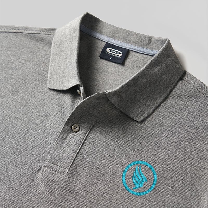 Wings of Freedom Geek Embroidered Polo Shirts