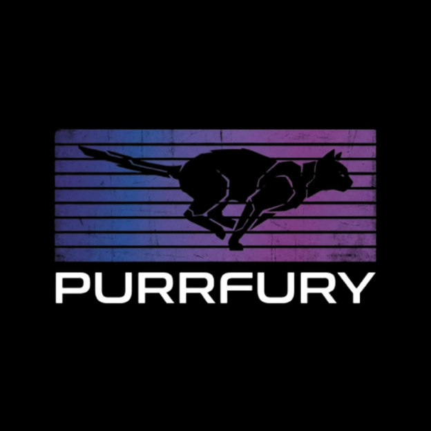 Purrfury Cat Wick Geek T-Shirt
