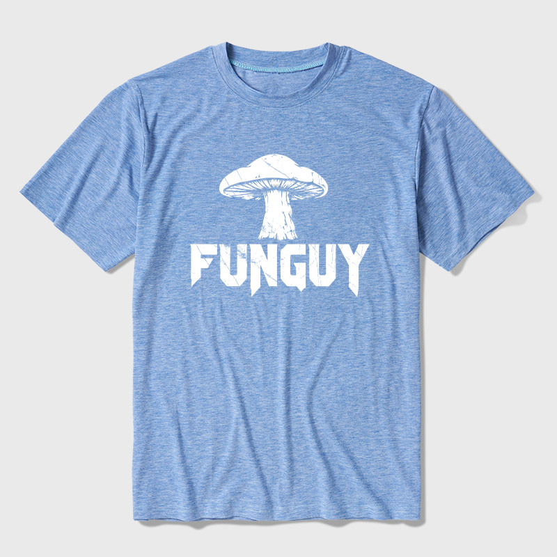 Fungi Fun Guy Funny Ultra Soft Heather Tee