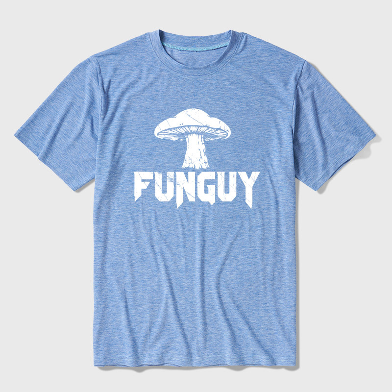 Fungi Fun Guy Funny Ultra Soft Heather Tee