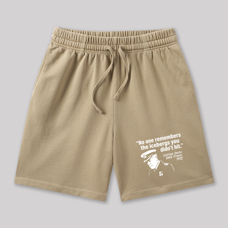 The Unseen Icebergs Geeky Washed Shorts