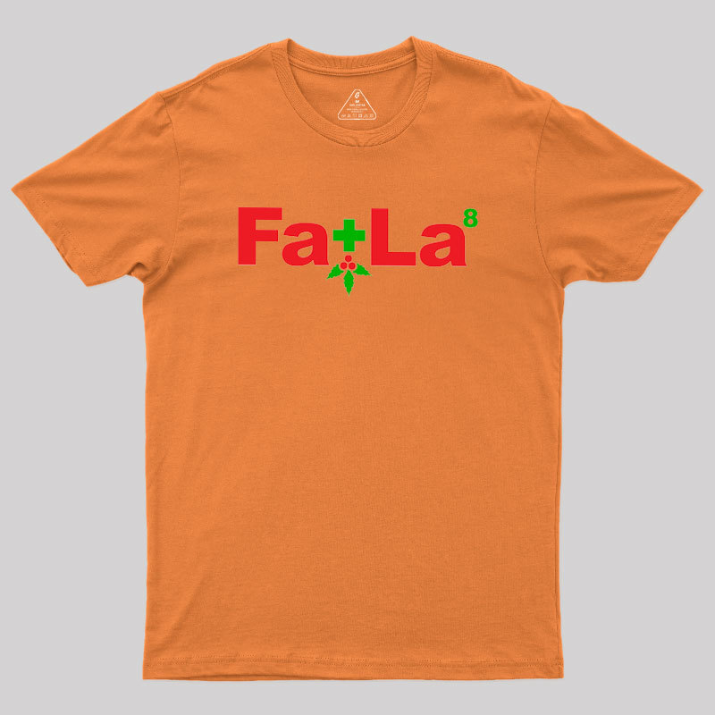 Fa La Equation Christmas Geek T-Shirt