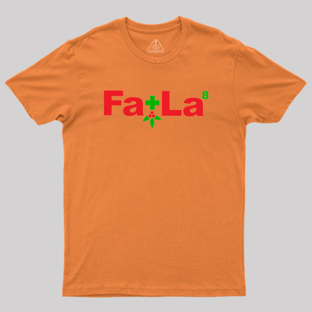 Fa La Equation Christmas Geek T-Shirt