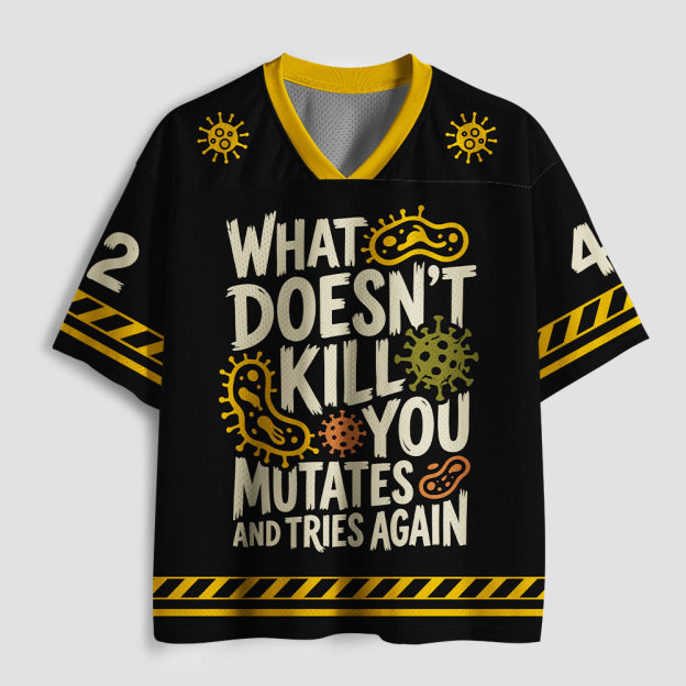 What Does Not Kill Me Makes Me Stronger Geek Mesh Jersey