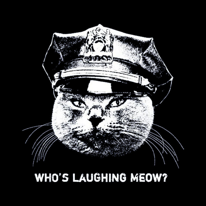 Who Is Laughing Meow Geek T-Shirt